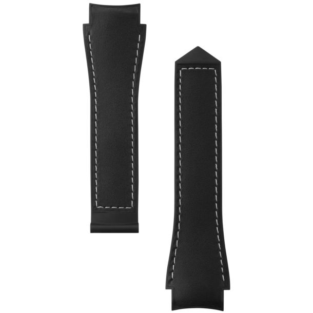 TAG Heuer CONNECTED Black Leather and Rubber Strap Calibre E5 45mm