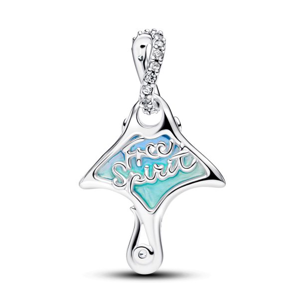 Pandora Manta Ray Dangle Charm スターリングシルバ Pandora Manta Ray Dangle Charm | REEDS Jewelers