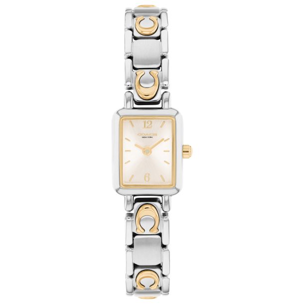 COACH Mara Chalk Dial Two-Tone Stainless Steel Bracelet  display picture 3