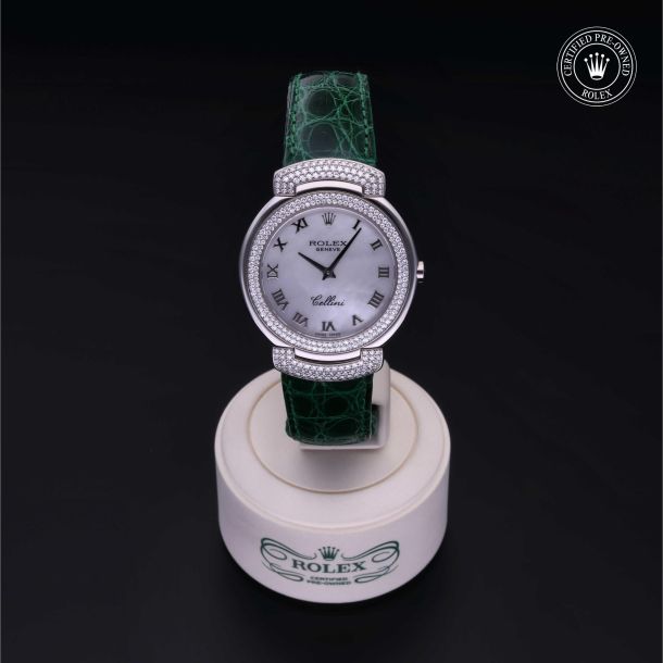 Rolex Certified Pre-Owned Cellini Cellissima 32 Diamond Mother-of-Pearl Dial Watch 32mm - M6683/9 2
