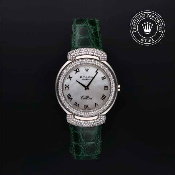 Rolex Certified Pre-Owned Cellini Cellissima 32 Diamond Mother-of-Pearl Dial Watch 32mm - M6683/9 1