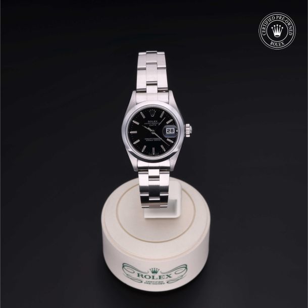 Rolex Certified Pre-Owned Oyster Perpetual Lady-Datejust 26 Black Dial Watch 26mm - M69160 2