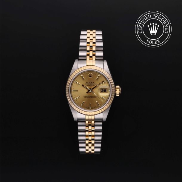Rolex Certified Pre-Owned Oyster Perpetual Lady-Datejust 26 Champagne Dial 26mm - 69173 1