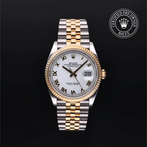 Rolex Certified Pre-Owned Datejust 36 White Dial Watch 36mm - M126233-0029 1