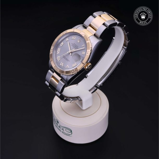 Rolex Certified Pre-Owned Oyster Perpetual Datejust Turn-O-Graph Steel Dial Watch 36mm - M16263-0007 3
