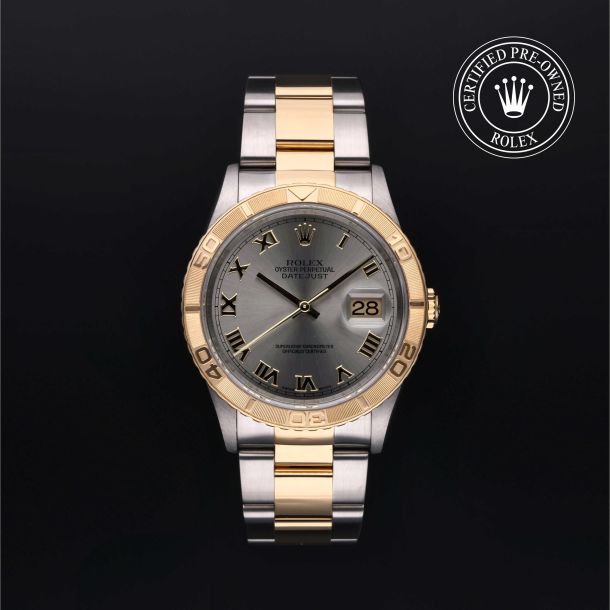 Rolex Certified Pre-Owned Oyster Perpetual Datejust Turn-O-Graph Steel Dial Watch 36mm - M16263-0007 1