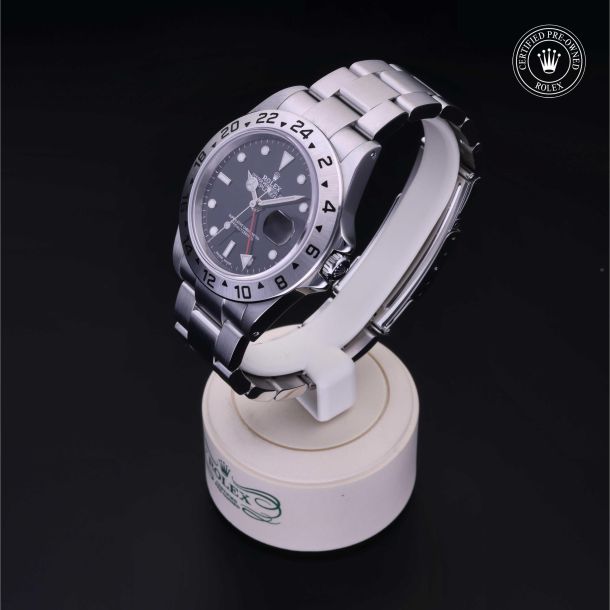 Rolex Certified Pre-Owned Oyster Perpetual Explorer II Black Dial Watch 40mm - M16570-0005 3