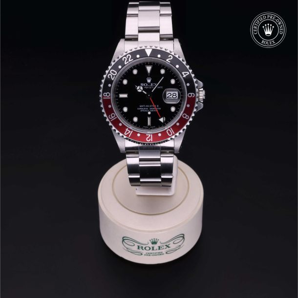 Rolex Certified Pre-Owned Oyster Perpetual GMT-Master II Black Dial Watch 40mm - M16710-0005 2