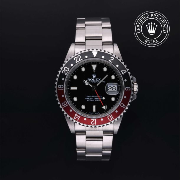 Rolex Certified Pre-Owned Oyster Perpetual GMT-Master II Black Dial Watch 40mm - M16710-0005 1