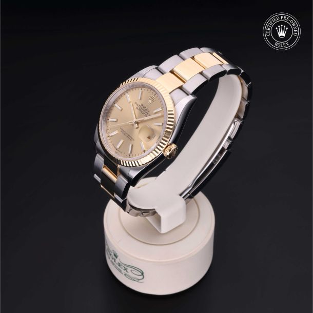 Rolex Certified Pre-Owned Datejust 36 Champagne Dial Watch 36mm - M126233-0016 3