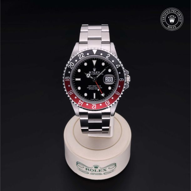 Rolex Certified Pre-Owned Oyster Perpetual GMT-Master II Black Dial Watch 40mm - M16710-0005 2