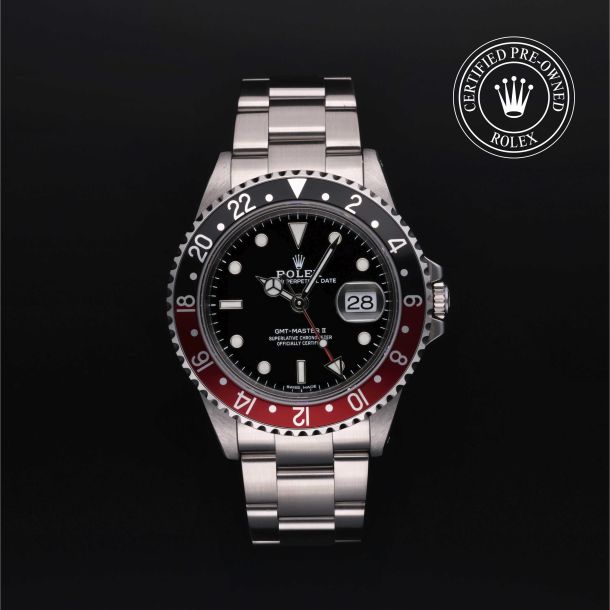 Rolex Certified Pre-Owned Oyster Perpetual GMT-Master II Black Dial Watch 40mm - M16710-0005 1