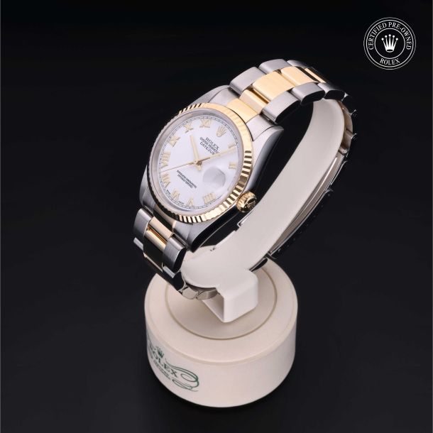 Rolex Certified Pre-Owned Oyster Perpetual Datejust 36 White Dial Watch 36mm - M16233-0023 3