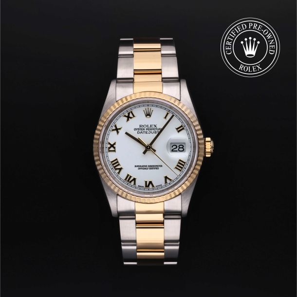 Rolex Certified Pre-Owned Oyster Perpetual Datejust 36 White Dial Watch 36mm - M16233-0023 1