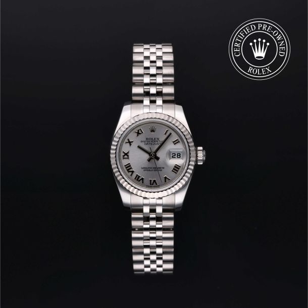 Rolex Certified Pre-Owned Lady-Datejust 26 Rhodium Dial Watch 26mm - M179174-0092 1