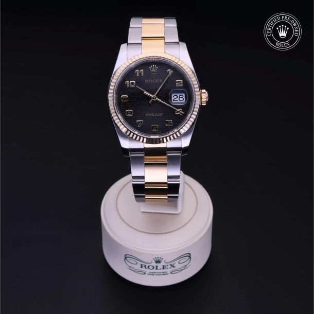 Rolex Certified Pre-Owned Datejust 36 Black Dial Watch 36mm - M116233-0121 2