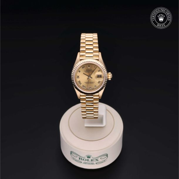 Rolex Certified Pre-Owned Oyster Perpetual Lady-Datejust 26 Champagne Dial Watch 26mm - 69178 2