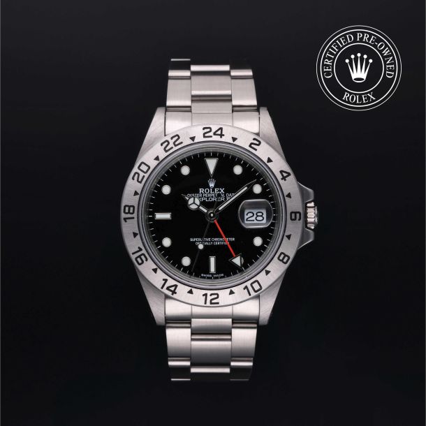 Rolex Certified Pre-Owned Oyster Perpetual Explorer II Black Dial Watch 40mm - M16570-0012 1
