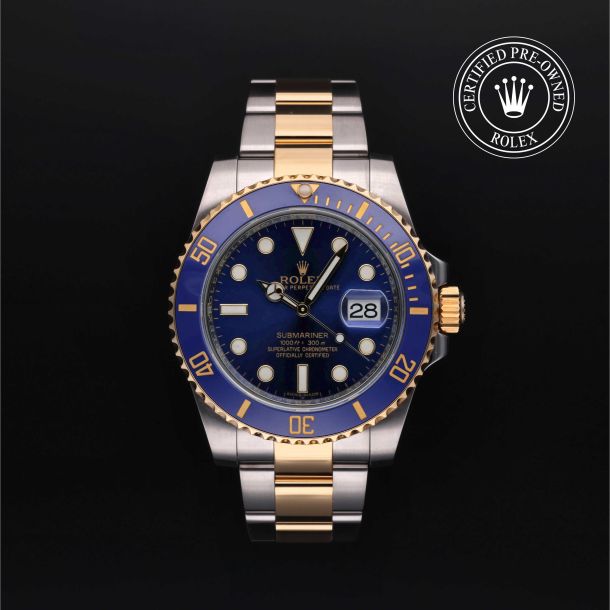 Rolex Certified Pre-Owned Submariner Date Blue Dial Watch 40mm - M116613LB-0005 1