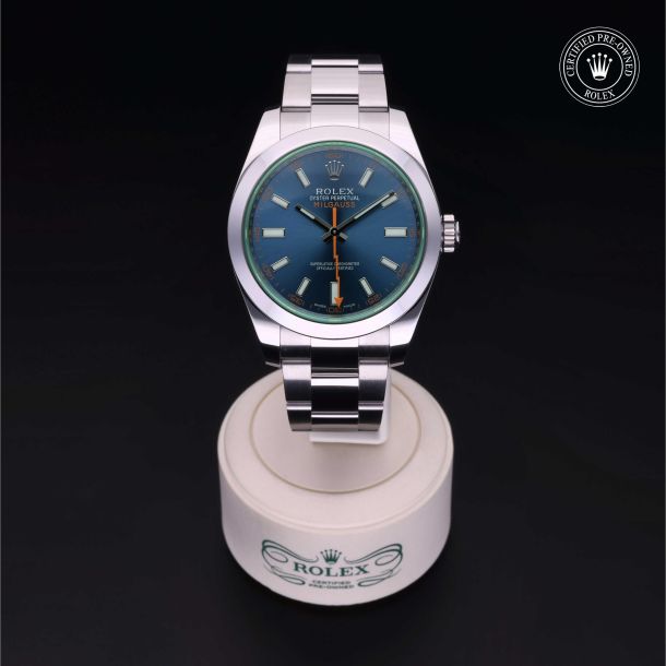 Rolex Certified Pre-Owned Milgauss Z-Blue Dial Watch 40mm - M116400GV-0002 2