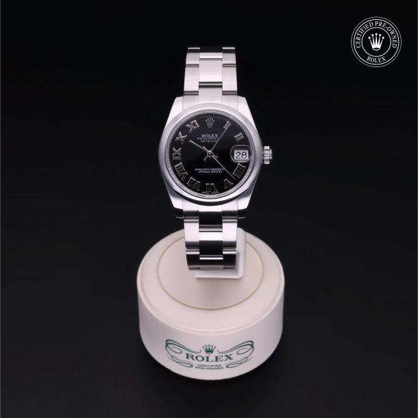 Rolex Certified Pre-Owned Datejust 31 Black Dial Watch 31mm - M178240-0034 2