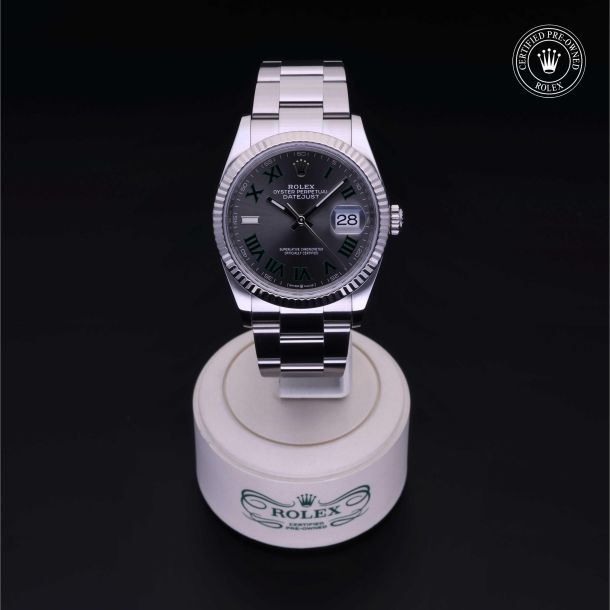 Rolex Certified Pre-Owned Datejust 36 Slate Dial Watch 36mm - M126234-0046 2