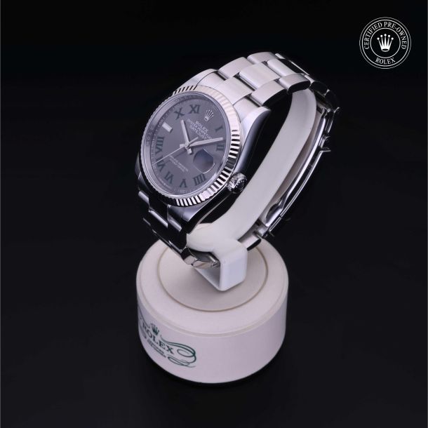 Rolex Certified Pre-Owned Datejust 36 Slate Dial Watch 36mm - M126234-0046 3
