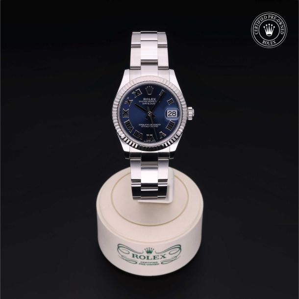 Rolex Certified Pre-Owned Datejust 31 Blue Dial Watch 31mm - M278274-0033 2