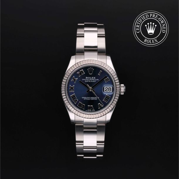 Rolex Certified Pre-Owned Datejust 31 Blue Dial Watch 31mm - M278274-0033 1