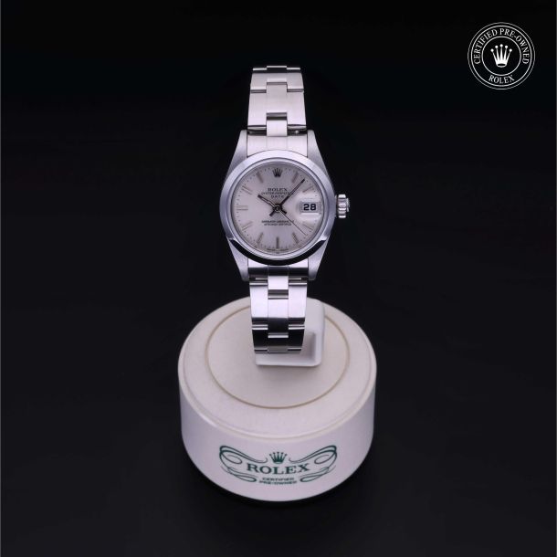 Rolex Certified Pre-Owned Oyster Perpetual Lady-Datejust 26 Silver Dial Watch 26mm - M79160-0040 2