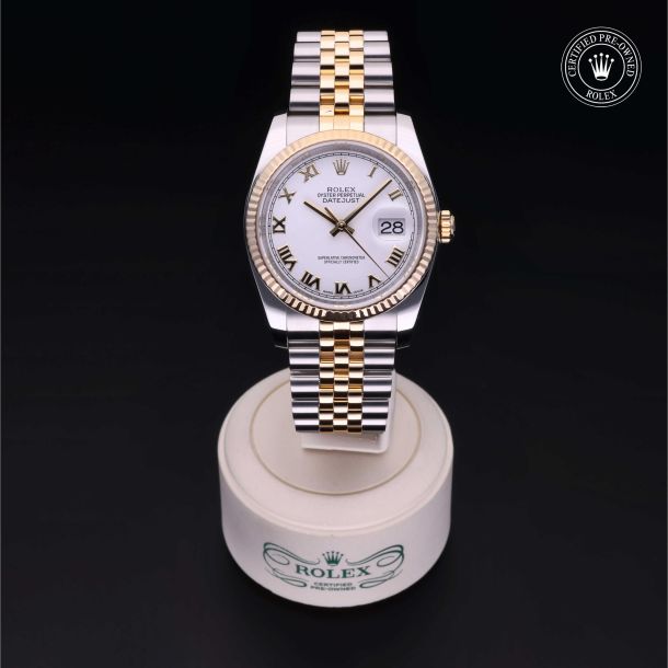 Rolex Certified Pre-Owned Datejust 36 White Dial Watch 36mm - M116233-0149 2