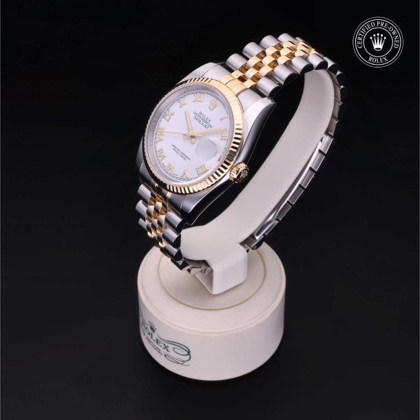 Rolex Certified Pre-Owned Datejust 36 White Dial Watch 36mm - M116233-0149 3