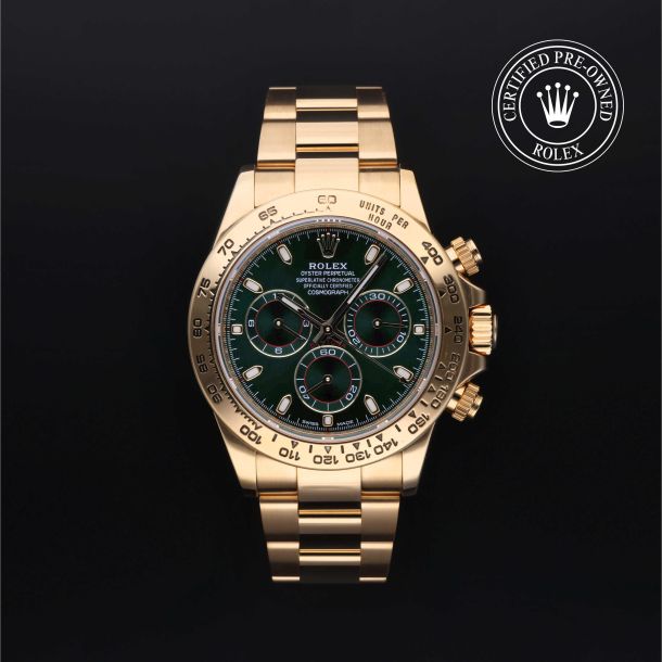 Rolex Certified Pre-Owned Cosmograph Daytona Bright Green Dial Watch 40mm - M116508-0013 1