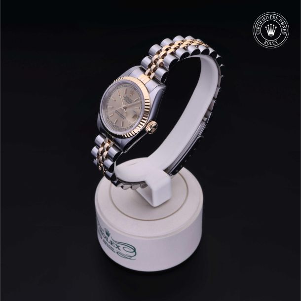 Rolex Certified Pre-Owned Oyster Perpetual Lady-Datejust 26 Champagne Dial Watch 26mm - 69173B62523 3