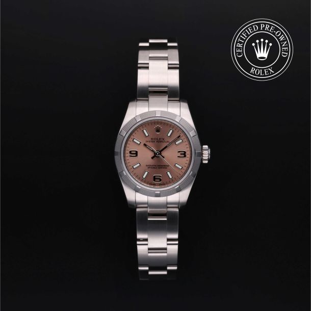 Rolex Certified Pre-Owned Oyster Perpetual 26 Pink Dial Watch 26mm - M176210-0010 1