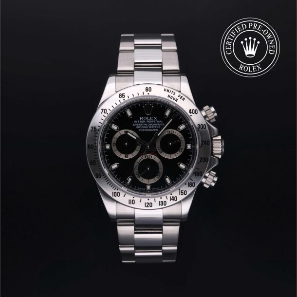 Rolex Certified Pre-Owned Cosmograph Daytona Black Dial Watch 40mm - M116520-0009 1