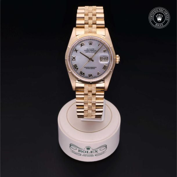 Rolex Certified Pre-Owned Oyster Perpetual Datejust 36 White Mother-of-Pearl Dial Watch 36mm - 16248B8210 2