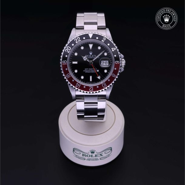 Rolex Certified Pre-Owned Oyster Perpetual GMT-Master II Black Dial Watch 40mm - M16710-0010 2