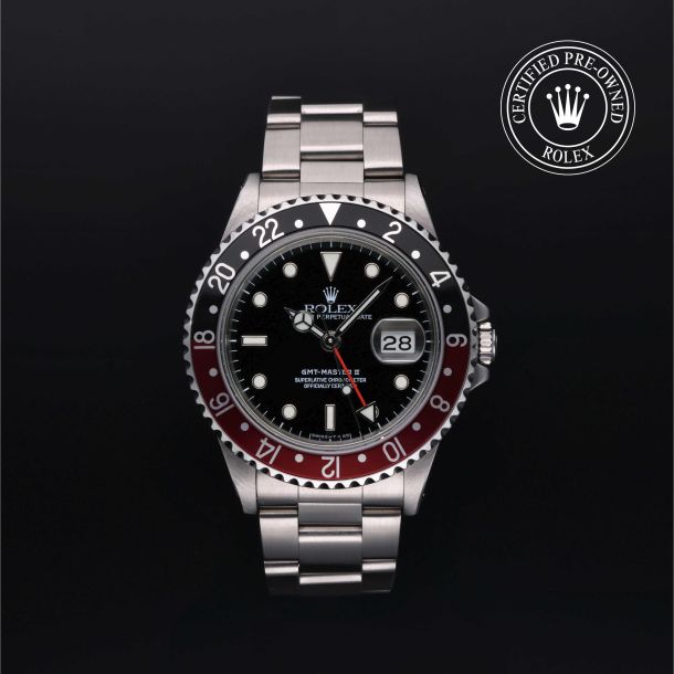 Rolex Certified Pre-Owned Oyster Perpetual GMT-Master II Black Dial Watch 40mm - M16710-0010 1