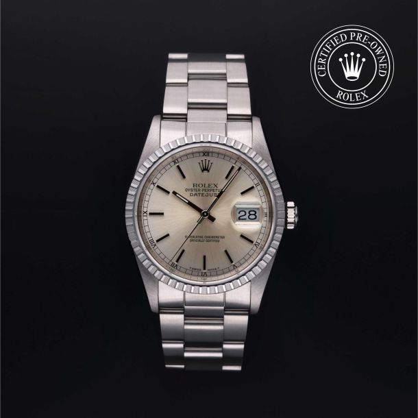 Rolex Certified Pre-Owned Oyster Perpetual Datejust 36 Silver Dial Watch 36mm - M16220-0024 1