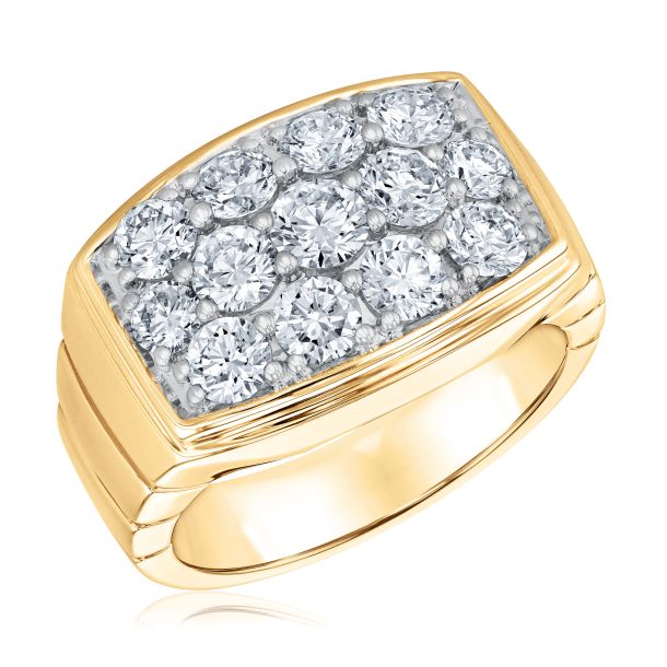 Men's lab grown diamond rings shop