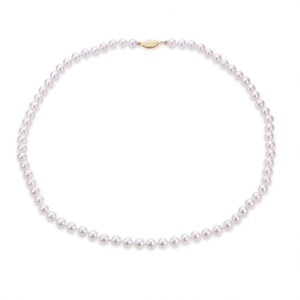 5-6mm Freshwater Cultured Pearl Strand Necklace, 18 Inches | REEDS Jewelers