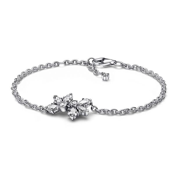 Final Sale - Pandora Sparkling Herbarium Cluster Chain Bracelet