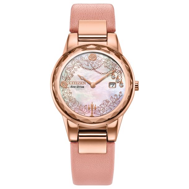 Citizen Eco-Drive Disney Princess Belle Eternal Beauty White Dial