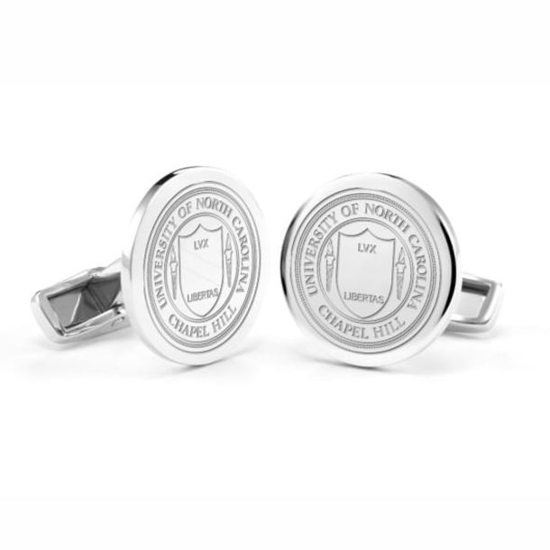 University of North Carolina Sterling Silver Cufflinks by