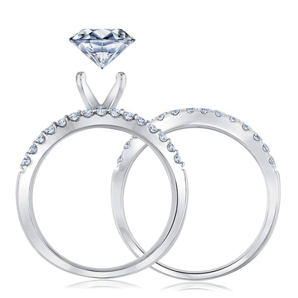 Wedding ring to on sale match engagement ring