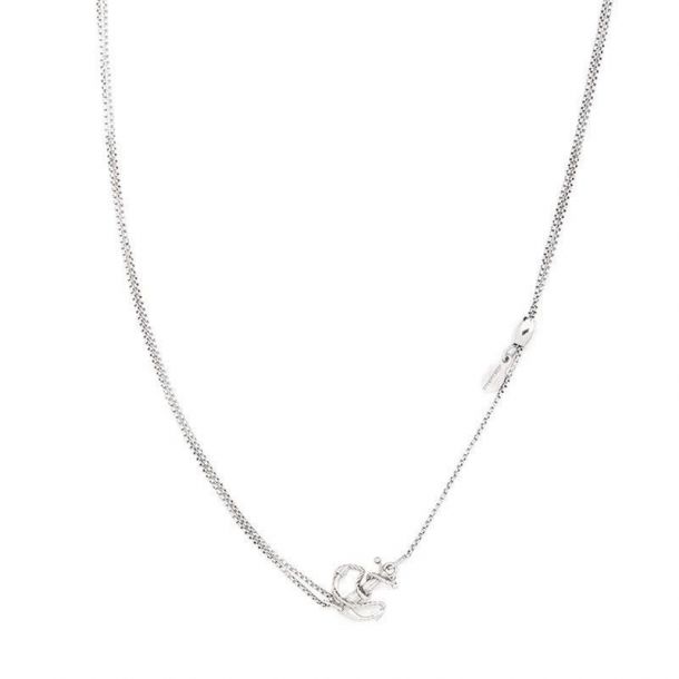 Alex and Ani Anchor Pull Chain Necklace Sterling Silver REEDS Jewelers
