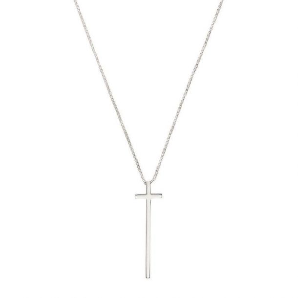 Alex and Ani Cross Necklace Sterling Silver