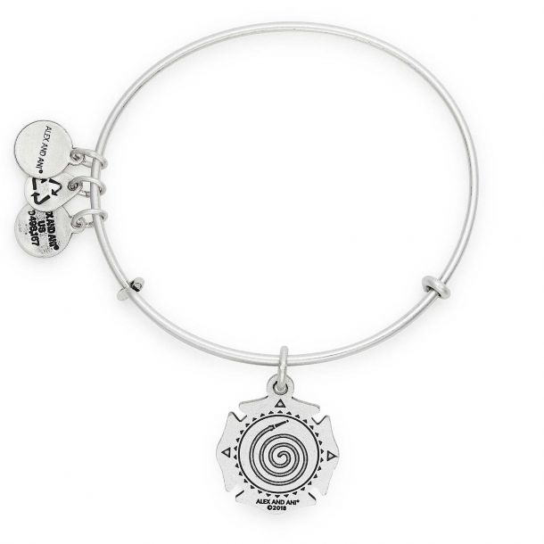 Alex and Ani Firefighter Charm Bangle Rafaelian Silver Finish