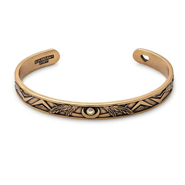 Alex and Ani Godspeed Cuff Rafaelian Gold Finish